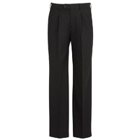 Biz Corporates Comfort Wool Stretch Mens One Pleat Pant Stout