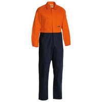 Bisley Hi Vis Drill Coverall