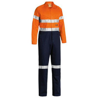 Bisley Taped Hi Vis Lightweight Coverall