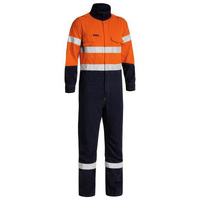 Bisley TenCate Tecasafe Plus 700 Taped Hi Vis Engineered FR Vented Coverall