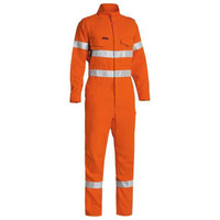 Bisley TenCate Tecasafe Plus 580 Taped Hi Vis Lightweight FR Non Vented Engineered Coverall