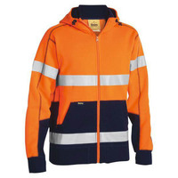 Bisley Taped Hi Vis Fleece Hoodie