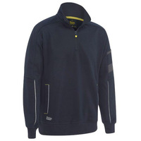 Bisley Work Fleece 1/4 Zip Pullover with Sherpa Lining