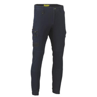 Bisley Flx and Move Stretch Denim Cargo Cuffed Pants