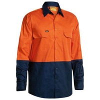 Bisley Hi Vis Cool Lightweight Drill Shirt