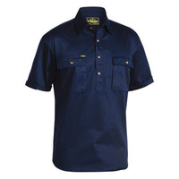 Bisley Closed Front Cotton Drill Shirt