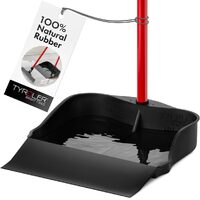 Tyroler BrightTools Rubber Dustpan Multi-Purpose, Extra Large, Dry & Wet