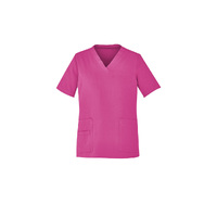 Biz Care Unisex V-Neck Scrub Top