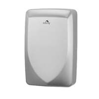 Compact hand dryer - silver