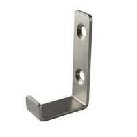 Single robe hook - silver