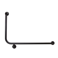 Wall mount safety grab rail (right) -  black