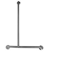 1100mm x700mm offset flush mount shower grab rail lh