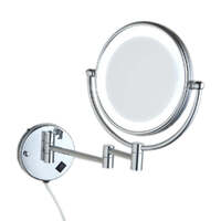 5x led magnifying mirror wall mount