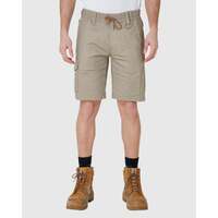 Mens Elastic Utility Short Stone