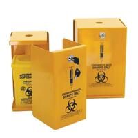 5L Sharps Metal Safe Yellow Armour