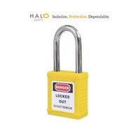 Halo Safety 38mm Safety Lock Yellow KD One Key (10 pack)