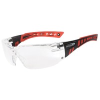 Scope Speed Red/Black Frame Titanium Clear Lens 10x Pack