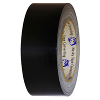 Husky Tape 24x Pack 105 Black Cloth Tape 48mm x 25m