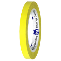 Husky Tape 72x Pack 490 Yellow Polyester Insulation Tape 12mm x 66m