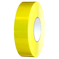 Husky Tape 3x Pack 5035 Reflective Tape Fluro Yellow 72mm x 45m