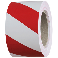 Husky Tape 16x Pack 560 Barrier Warning Tape Red/White 75mm x 100m