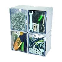 Interlocking Storage Organizer - Set of 4 - White