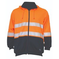 KM Workwear Zip-Through Fleece Hoodie with Tape