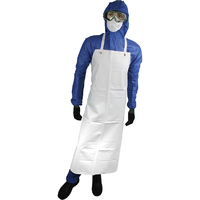 Maxisafe White PVC Reuseable Apron 820mm x 1220mm