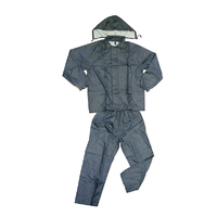 Maxisafe Navy PVC Rainsuit