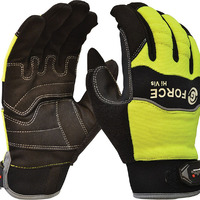 G-Force Hi-Vis Mechanics Glove full finger