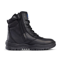 Mongrel High Leg ZipSider Safety Boot Black