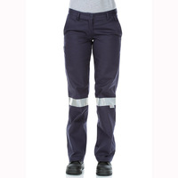 WORKIT Womens Regular Weight Cotton Drill Taped Work Pants