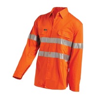 WORKIT Hi-Vis Lightweight Gussett Cuff Taped Shirt