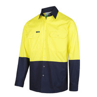 WORKIT Hi-Vis Lightweight Adjustable Cuff Shirt