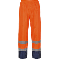 Portwest Hi-Vis Classic Contrast Rain Trouser 2x Pack