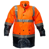 Prime Mover Eyre Lightweight Hi-Vis Rain Jacket with Tape