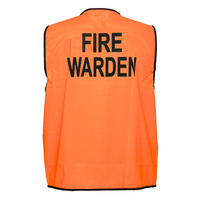 Prime Mover  Fire Warden Hi-Vis Vest Class D 3x Pack