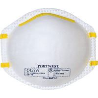 P1 Disp Respirator 20x Pack White Regular