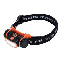 Portwest Rechargable LED Head Light Black