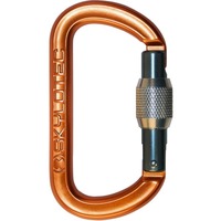 Double O 24kN Alloy Karabiner 25mm Screw Gate Orange/Grey