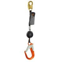 Peanut Single Leg 2.5mt Retractable Shock Absorbing Lanyard