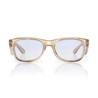 SafeStyle Classics Champagne Frame Blue Light Lens Safety Glasses