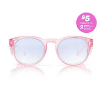 SafeStyle Cruisers Pink Frame Blue Light Blocking Lens Safety Glasses