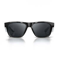 SafeStyle Fusions Black Frame Tinted Lens Safety Glasses