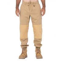 Heavy Lifts Elastic Cuffed Pant Colour Khaki