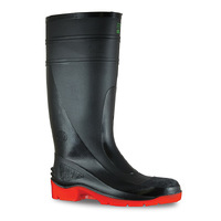 Bata Industrials Utility 400 Gumboots Black/Red