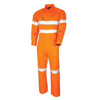 TRU Workwear Lightweight Coverall with 3M Tape Orange