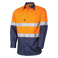 TRU Workwear Regular Weight Hi-Vis Cotton Shirt with 3M Tape