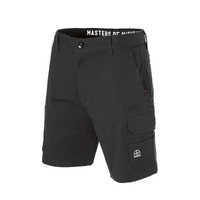 Unit Mens Shorts Work Cargo Demolition Black