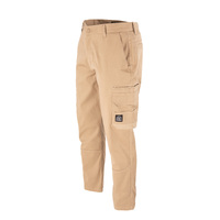 Unit Mens Pants Work Cargo Demolition Khaki